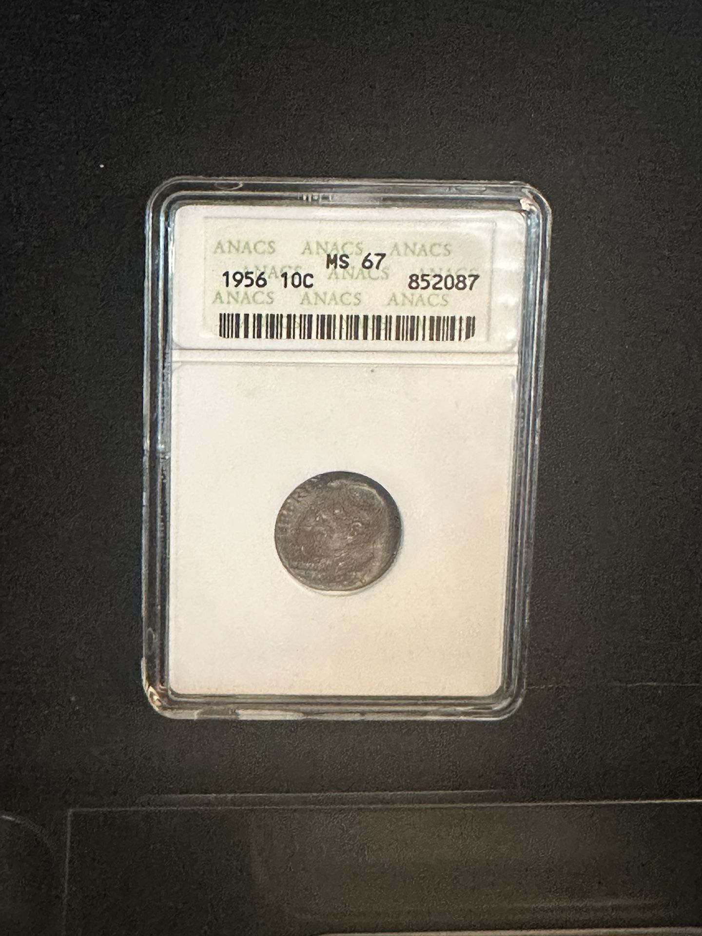 1956 Ten Cent MS 67 ANAC