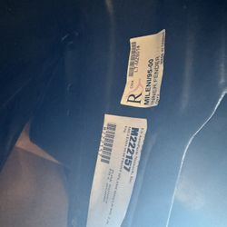 Millenia 95-00 Front Splash Sheild RH, 1.3L Eng