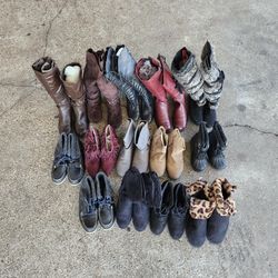 Women's Boots - 14 Pairs
