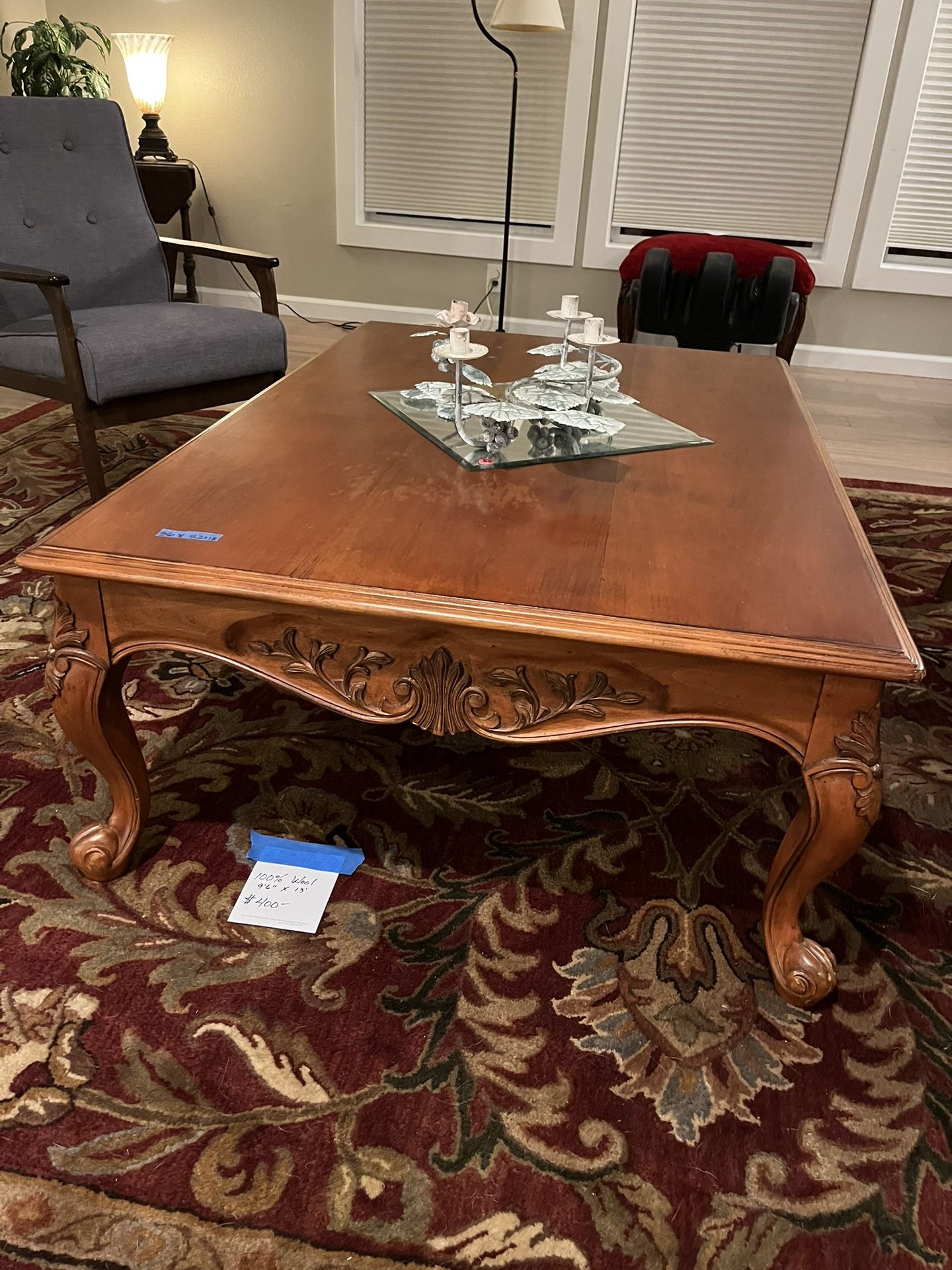 100% Wool Rug From India