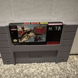 Super Black Bass For Super Nintendo
