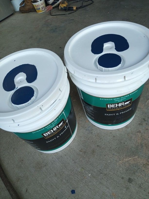 Pinturas Behr Semigloss Para Exterior Color Azul