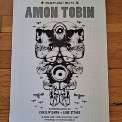 Amon Tobin (2007 Tour) (Chicago Metro) Limited Edition Print 12” x 18”
