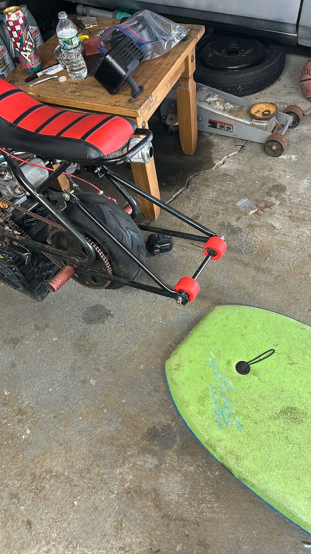 Mini Bike Wheelie Bar