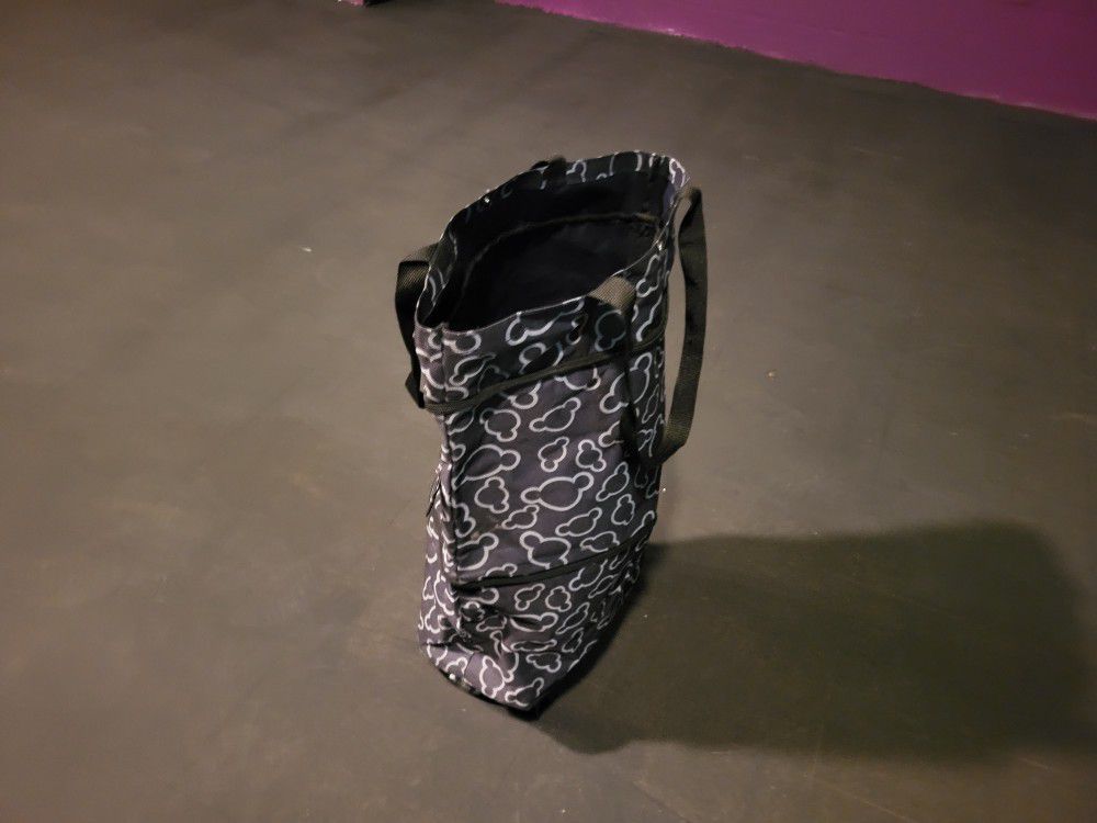 Foldable Canvas Trolley Bag on Wheels