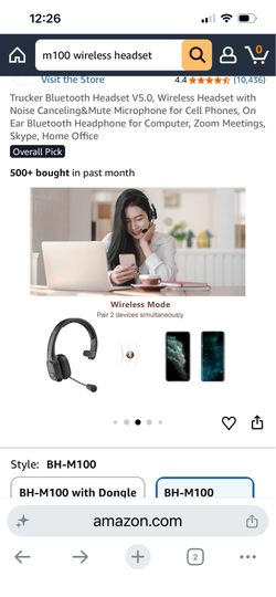 Wireless headphones