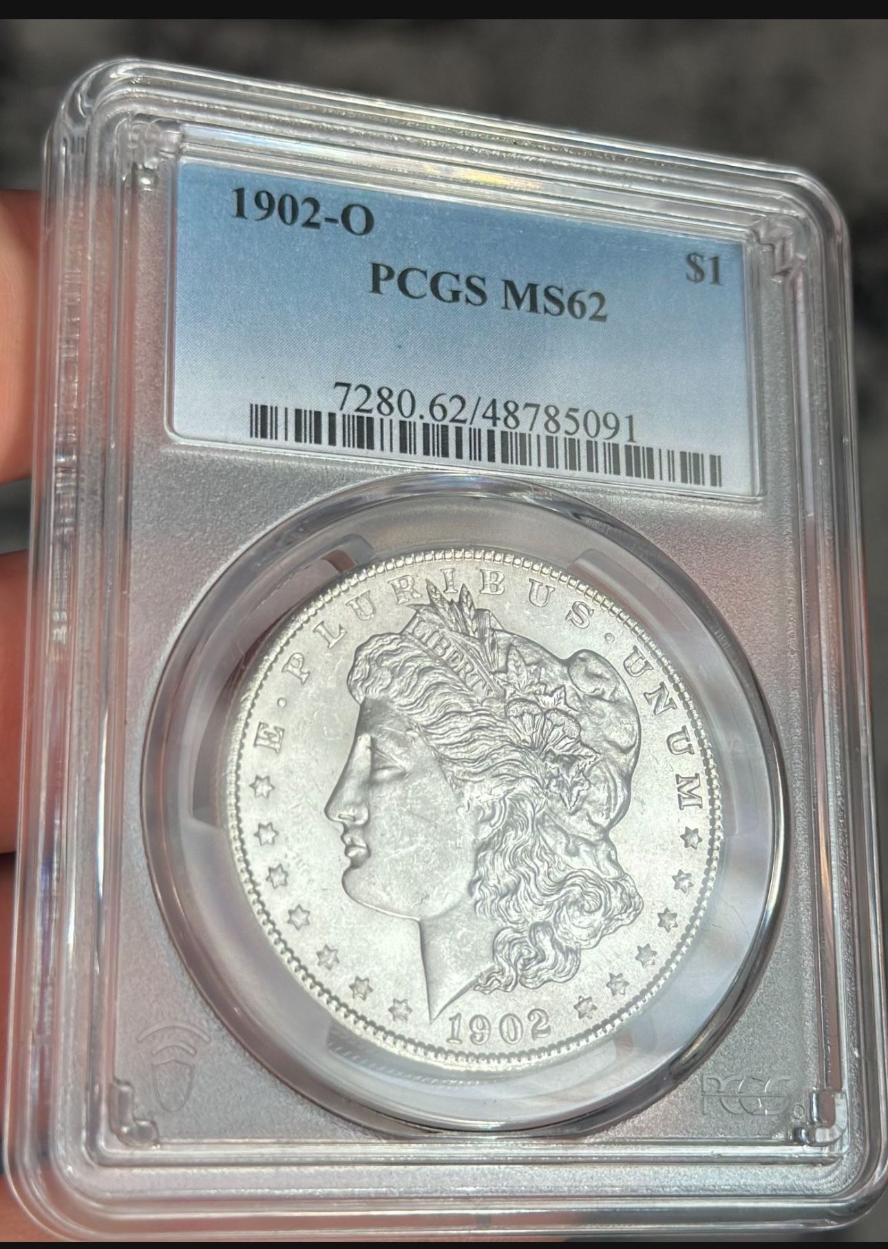 1902-O Morgan Silver Dollar