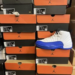 Jordan 12 Retro Blueberry  Men Size 7.5~11.5  Gs 5y~7y 