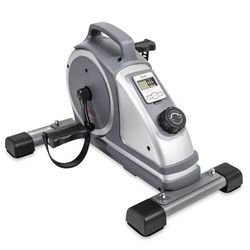 Sunny Health Fitness Magnetic Mini Exercise Bike - Gray