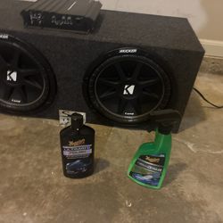 Kicker 12's a and misc items