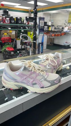 ASICS Running Sneakers White Pink Silver