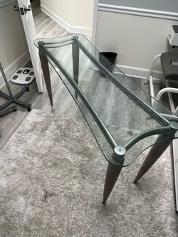 Glass table/ console