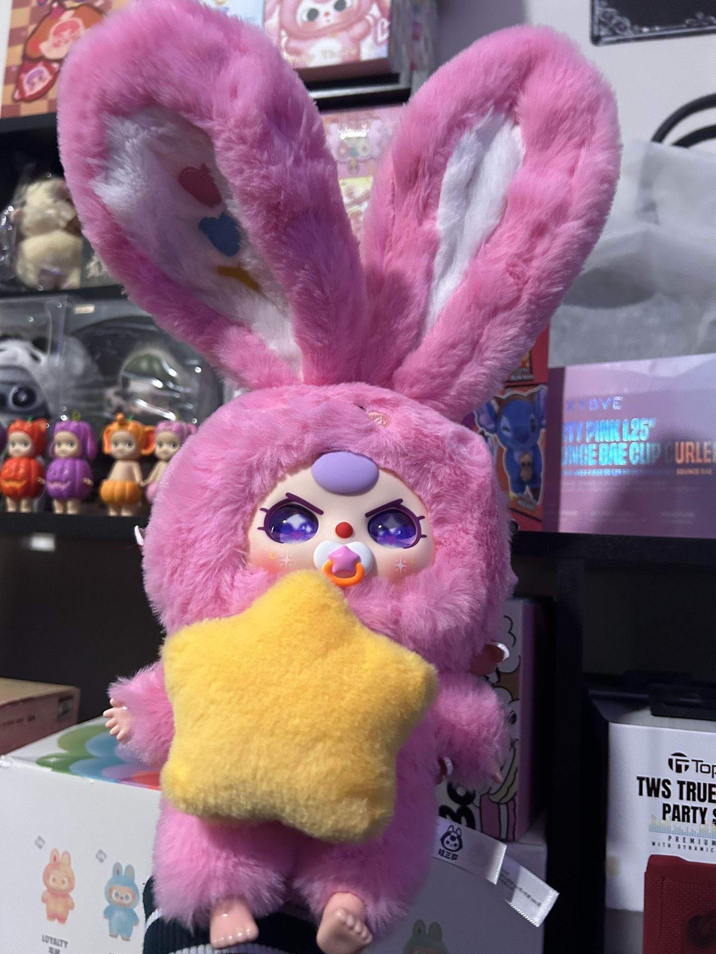 Baby Three Plushie Keychains