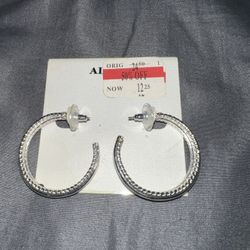 Silver Hoop Earrings