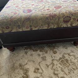 Custom Antique Ottoman 