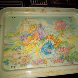 Vintage Lady Lovely Locks Tray Made In 1987