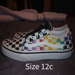 Kids Vans Size 12c