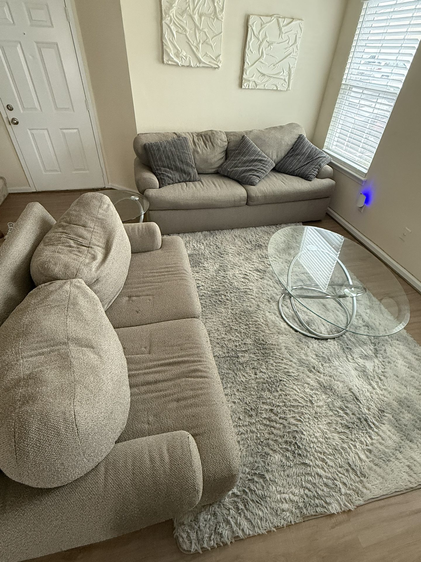 Sofas and tables