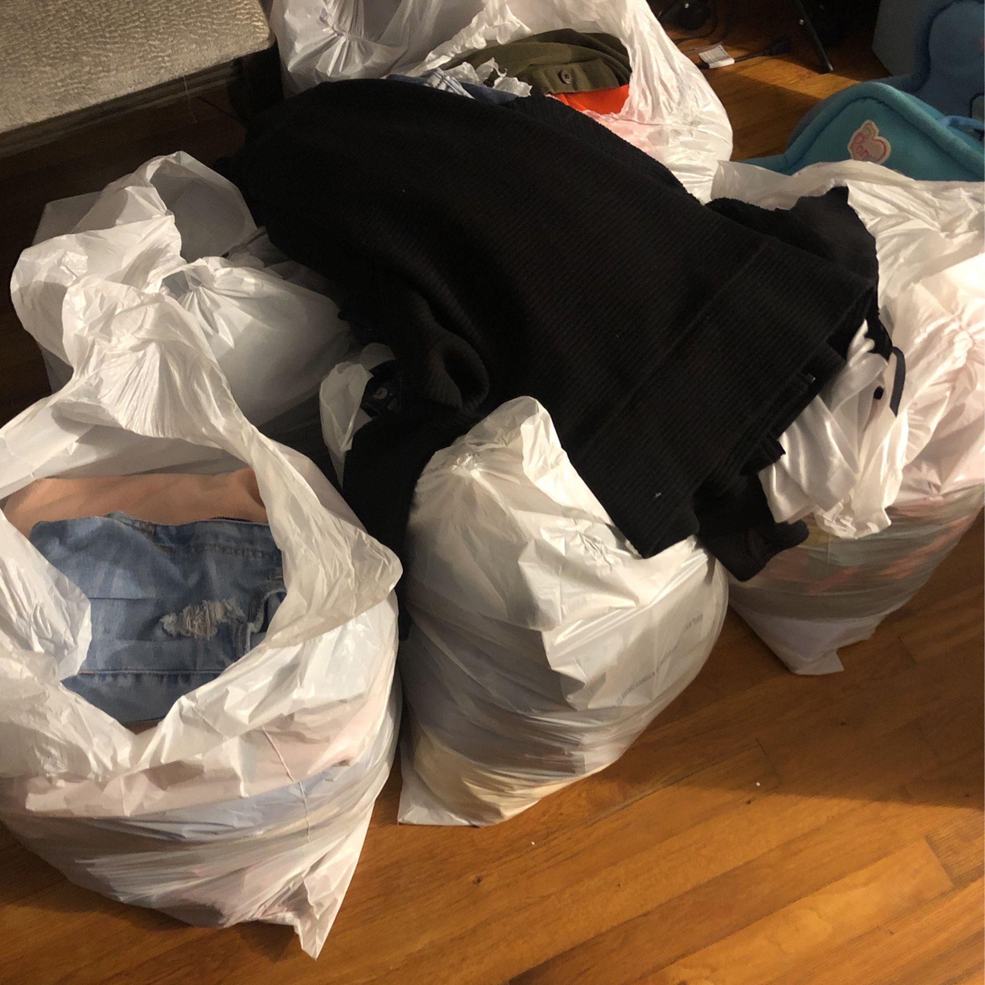 6 Bags Of Junior Clothes-