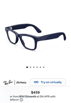 Ray-Ban Meta Wayfarer (Gen 2) Shiny Cosmic Blue