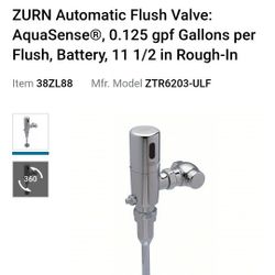 Zurn  Automatic Flush Valv