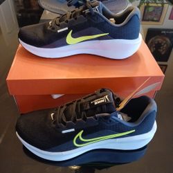 Men NIKE Downshifter 13 FD6454-007 Black/Volt/Anthracite/White Sz 10 Men