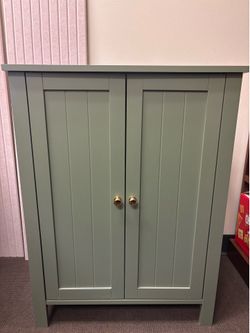 Green Storage Cabinet