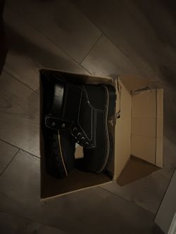 Men’s Construction Soft Toe Work Boots Lace-up 