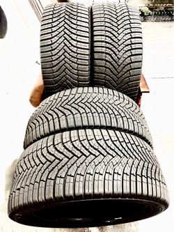 4 Goodyear Assurance WeatherReady 2 255/45R19 104W Snow Certified (TakeOff Tire)