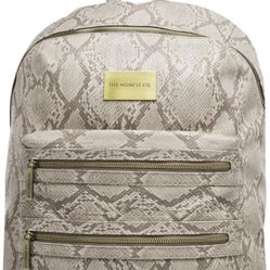 The Honest Company Faux Leather City Backpack Diaper Bag