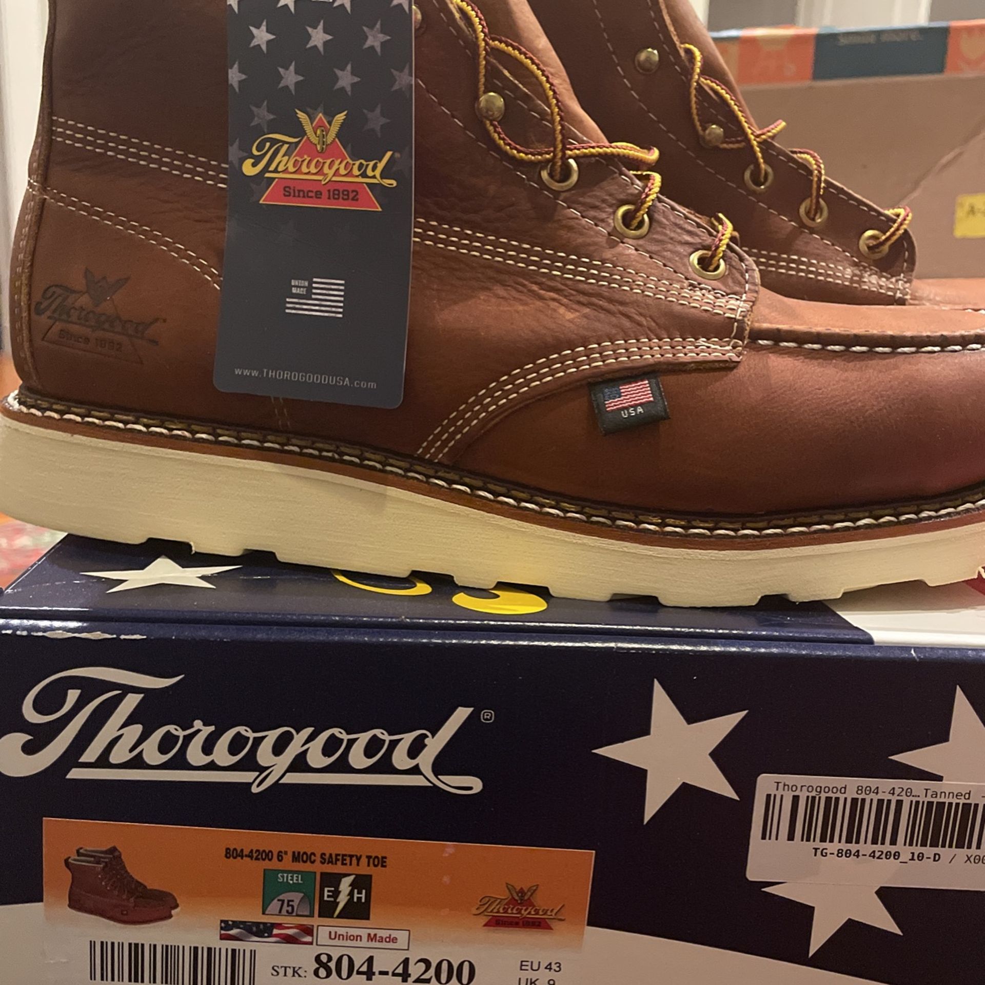 Thorogood Steel Toe Mens Work Boots