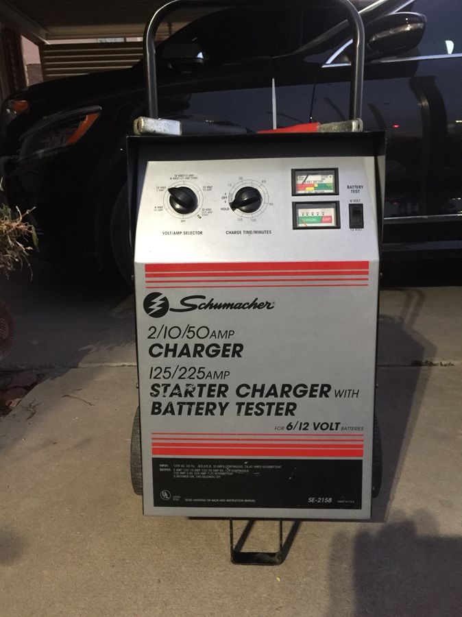 Schumacher SE-2158 Industrial Battery Charger and Tester - Used