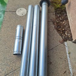 18 Ft Of TYPE B STOVE PIPE, FIRE PLACE. (READ DESCRIPTION!!!!!!!!!!!!!!!)