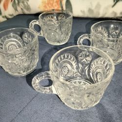 Vintage L.E. Smith Punch Cups