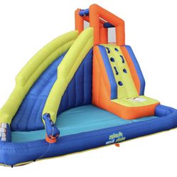 New In Box First Splash 'n Slide combines the fun of climbing, sliding and water play for your kids. Made with puncture- and UV-resistant materials wi
