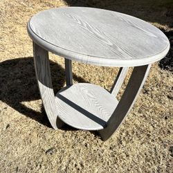 Gray wash End Table