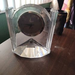 Crystal clock  vintage