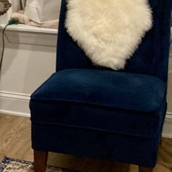 Navy Blue Accent Chair