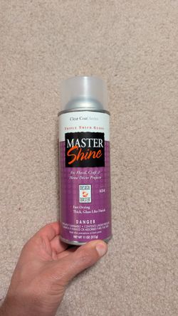 NEW Master Shine - Triple Thick Gloss clear coat spray