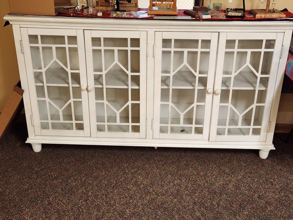 Wood Display Cabinet