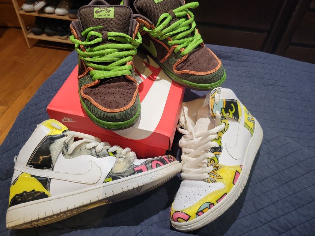 Nike Dunk De La Soul High & Low Sz 10