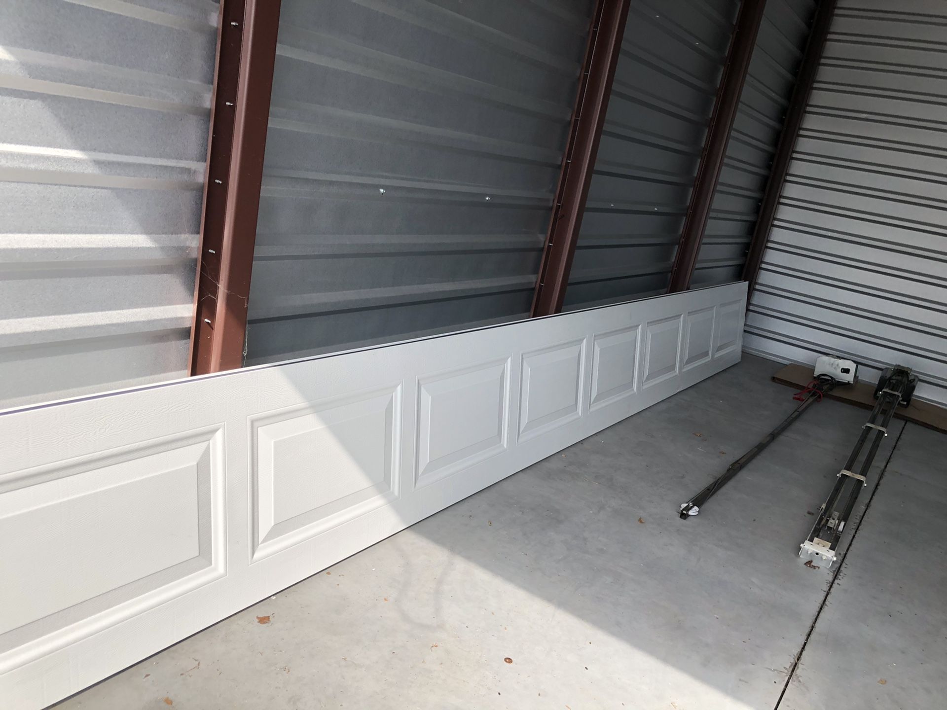 Garage door panel