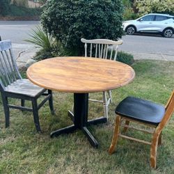 Free Dinning Table & Chairs