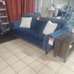 Royal Blue 1pc Sofa Only