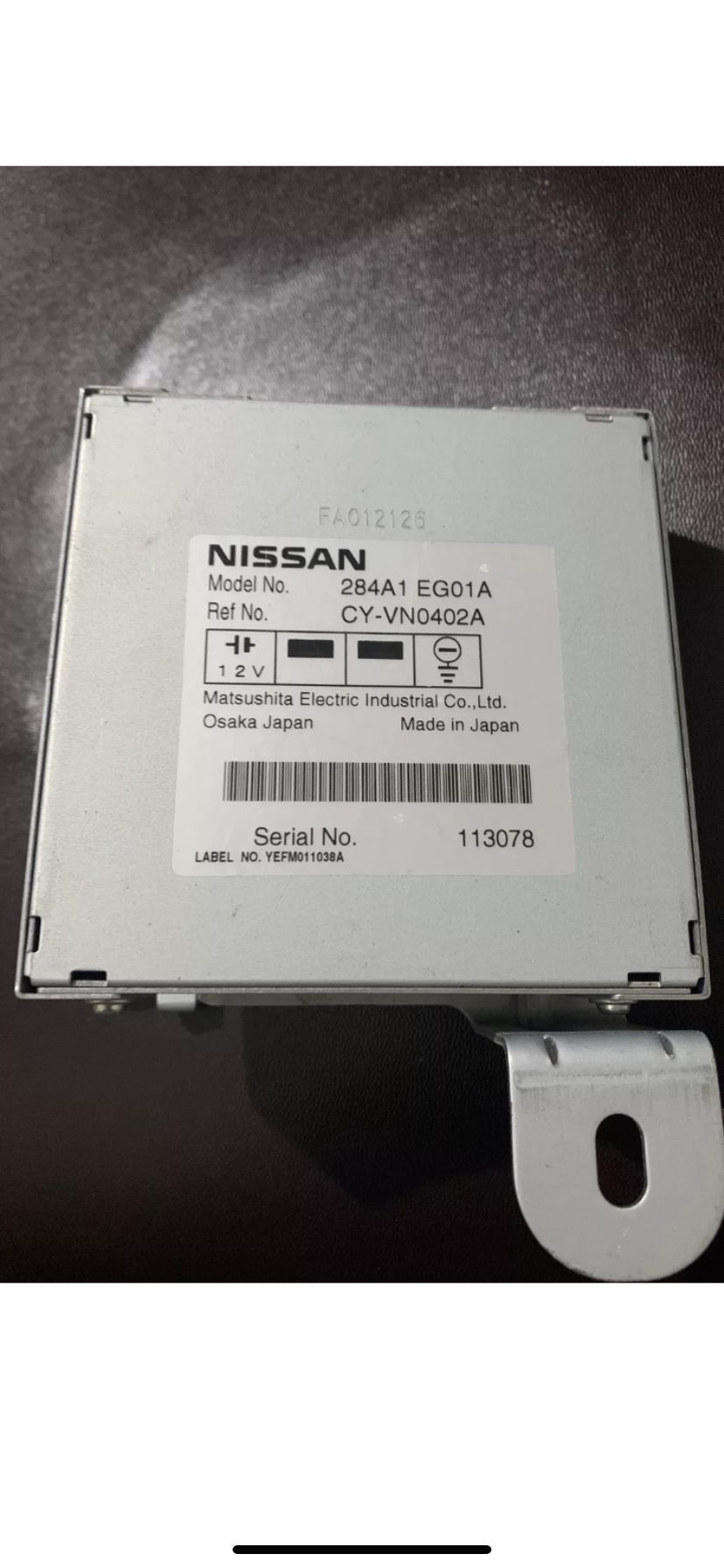 06 07 Infiniti M35 Back UP Parking Camera Computer Chassis Module Control Unit
