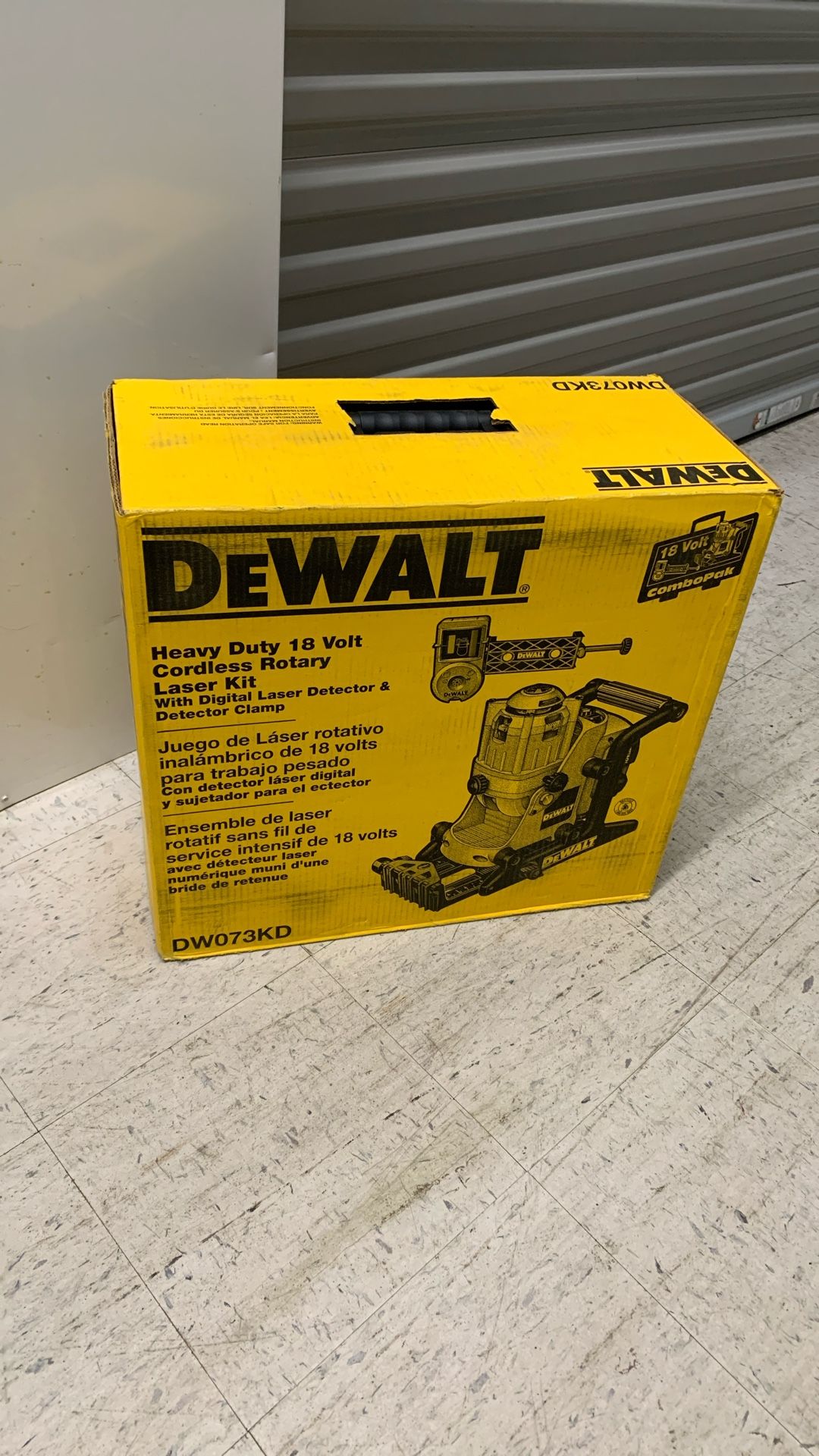 New, Never Used Dewalt DW073KD