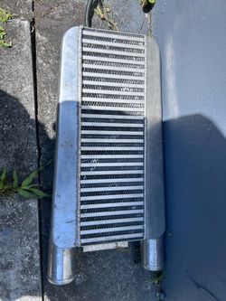 Same side intercooler