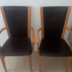 3 set home chairs with arm rest for living room