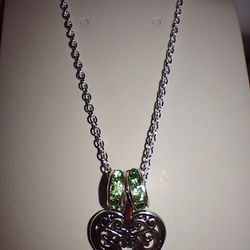 925 Silver Necklace With Charms 