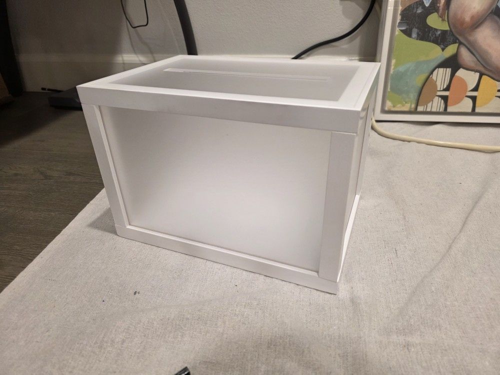 Frosted Wedding Card Box